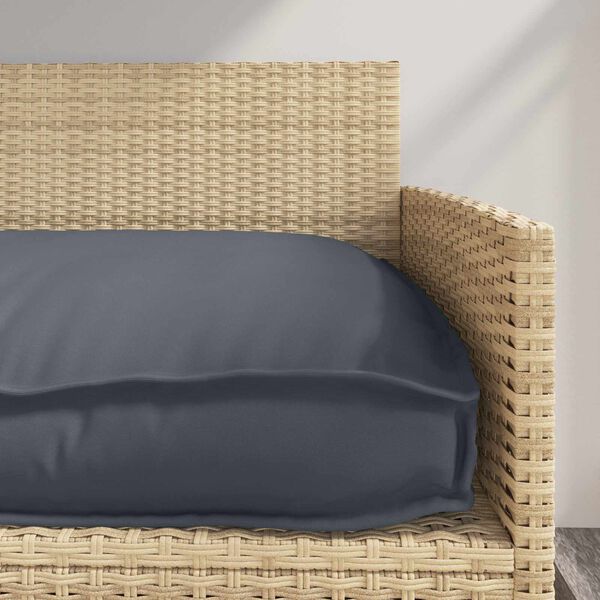 vidaXL Pallet Pute Sett 2 pcs Antrasitt 150 x 40 x 8 cm Oxford-stoff