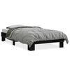 vidaXL Sengeramme svart 90x190 cm konstruert tre og metall