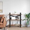 vidaXL Bokhylle Gamle tre 100 x 33,5 x 102 cm Konstruert tre