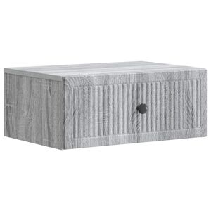 vidaXL Nattbordskap Gr&aring; sonoma 49 x 34,5 x 20 cm Konstruert tre