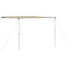 vidaXL Markise til bobil og campingvogn 3x3x2,15 m beige