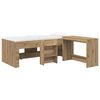 vidaXL Barneseng med skrivebord 2 stk. Artisan eik Konstruert tre