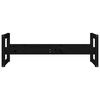 vidaXL Dekkstativ svart 120x40x40 cm heltre furu