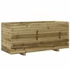 vidaXL Plantekasse 110x40x49,5 cm impregnert furu