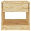 vidaXL Nattbord 40x31x40 cm heltre furu