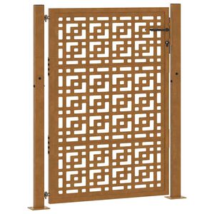 vidaXL Hageport 100x125 cm v&aelig;rbestandig st&aring;lkorsdesign