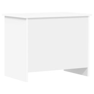 vidaXL Oppbevaringskiste Hvit 60 x 40 x 50 cm Konstruert tre