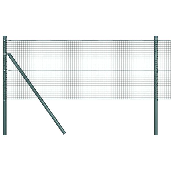 vidaXL Gjerdep&aring;le gr&oslash;nn 10 x 0,8 m (19 x 19 mm mesh) St&aring;l og PVC
