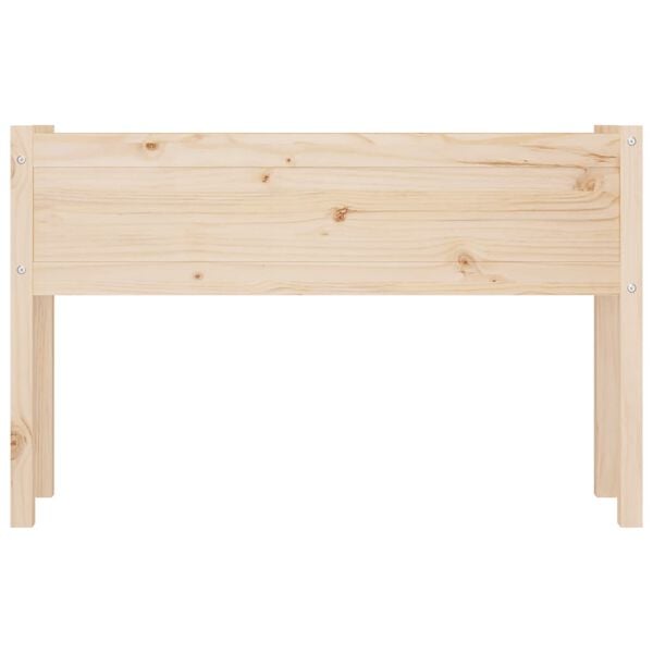 vidaXL Plantekasse 110x31x70 cm heltre furu