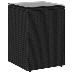 vidaXL Sidetabell Svart 35 x 35 x 50 cm polyrotting
