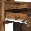 vidaXL Soverom sminkebord Gamle tre 80 x 39,6 x 135 cm Konstruert tre