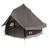 vidaXL Tipi telt med tak Brun gr&aring; 250 x 250 cm Polyester og st&aring;l