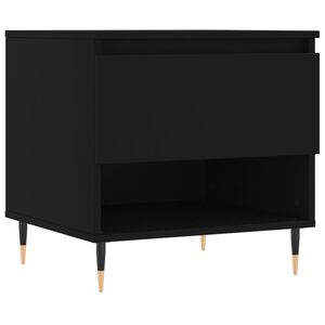 vidaXL Salongbord svart 50x46x50 cm konstruert tre