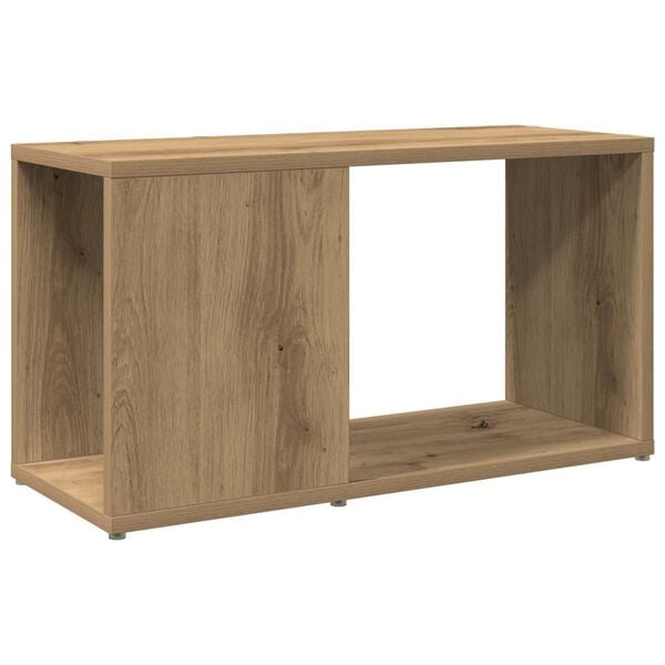 vidaXL TV-benk artisan eik 60x24x32 cm konstruert tre