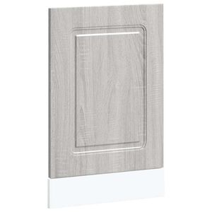 vidaXL Oppvaskmaskin panel grå sonoma 45x1,5x67 cm konstruert tre