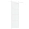 vidaXL Skyved&oslash;r ORKDAL 83 x 232 cm Heltre furu Hvit