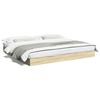 vidaXL Sengeramme uten madrass sonoma eik 180x200 cm konstruert tre