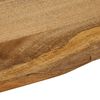 vidaXL Bordplate 100x80x2,5 cm naturlig kant heltre mango