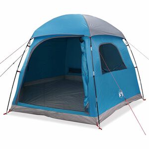 vidaXL Familietelt Igloo 6 personer bl&aring; vanntett