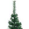 vidaXL Hj&oslash;rne Kunstig Jul Tre med 300 LED gr&oslash;nn 240 cm PVC og metall