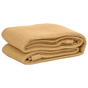 vidaXL Teltteppe sand 250x250 cm HDPE