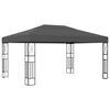 vidaXL Paviljong 3x4 m antrasitt stoff