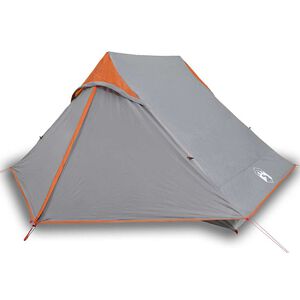 vidaXL Campingtelt 2 personer gr&aring; vanntett