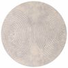 vidaXL Innend&oslash;rs teppe GALATI Beige &Oslash; 200 CM Polyester