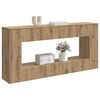 vidaXL Konsollbord Artisan Eik 155 x 29 x 74 cm Konstruert tre
