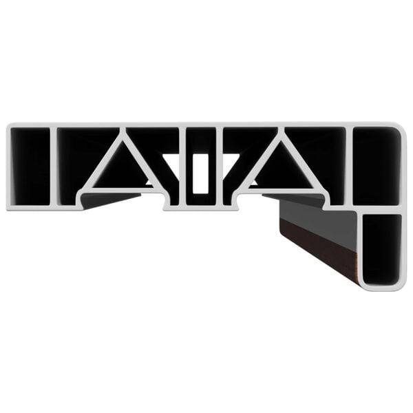 vidaXL Vinduskarmer Brunt Tre 60 x 10 x 4,5 cm PVC