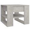 vidaXL Salongbord betonggr&aring; 55,5x55x45 cm konstruert tre