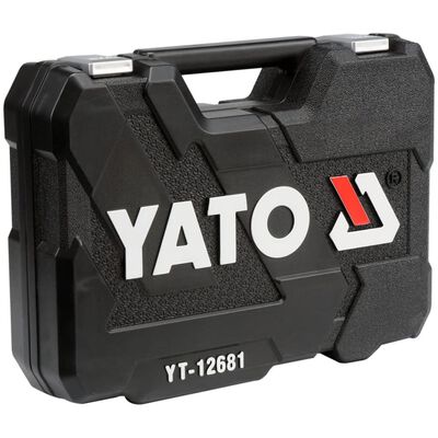 YATO Verktøysett i 94 deler metall svart YT-12681