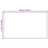 vidaXL Teltteppe 300x500 cm beige