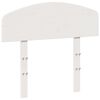 vidaXL Sengegavl hvit 75 cm heltre furu
