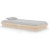 vidaXL Sengeramme heltre furu 90x190 cm Single
