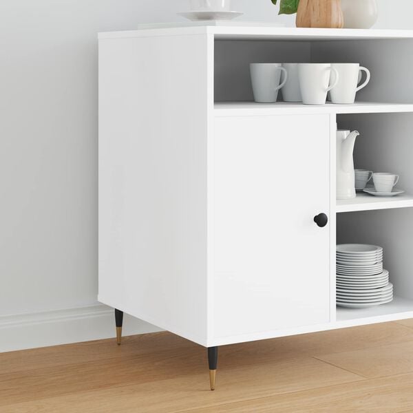 vidaXL M&oslash;belf&oslash;tter 2 pcs Svart og Gull &Oslash; 40 x 98 mm Jern