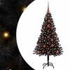vidaXL Juletre Svart 120 cm PVC