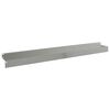 vidaXL Gjerdekant 20 pcs 100 x 10 x 8 cm St&aring;l S&oslash;lv