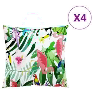 vidaXL Pynteputer 4 stk flerfarget 60x60 cm stoff