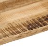 vidaXL Bordplate naturlig kant 110x60x3,8 cm grovt heltre mangotre