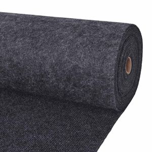 vidaXL Teppe Antrasitt 1,2 x 20 m Polyester