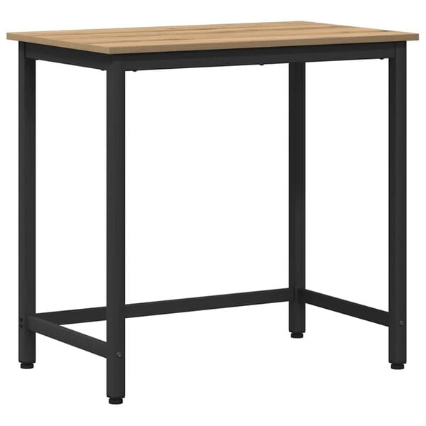 vidaXL bord Artisan Eik 100 x 50 x 76,5 cm Konstruksjonsvirke og st&aring;l