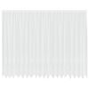vidaXL Blondegardin med gardiner Blomster Hvit 220 x 500 cm Polyester