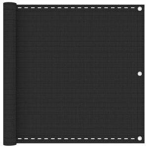 vidaXL Balkongskjerm antrasitt 90x300 cm HDPE