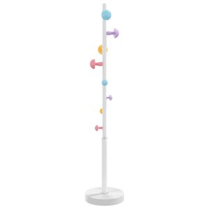 vidaXL Stumtjener svart 172 cm pulverlakkert jern