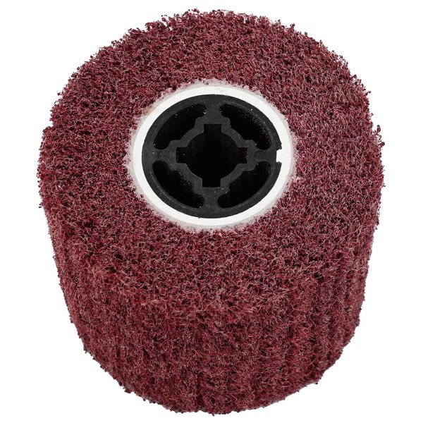 vidaXL Slipe ruller 3 pcs Rød 12 x 12 x 10 cm Syntetisk fiber