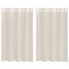 vidaXL Voilegardiner med grommets 2 stk krem 140x175 cm