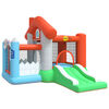Happy Hop Oppblåsbart hoppeslott med sklie 272x257x220 cm PVC