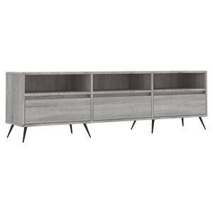 vidaXL TV-benk gr&aring; sonoma 150x30x44,5 cm konstruert tre