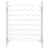vidaXL Vinstativ for 48 flasker metall hvit
